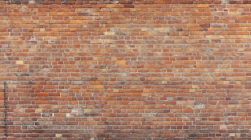 Rustic brick wall texture offering a timeless  architectural background surface