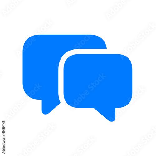 Filled Conversation Bubbles
