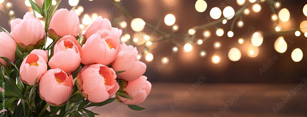 Vibrant close-up of pink peonies showcasing delicate petals and rich colors in high-resolution photography