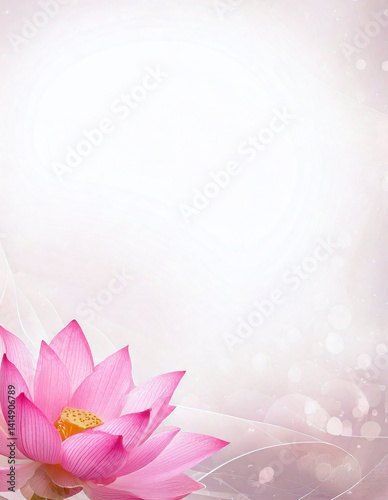 Background with lotus flowers