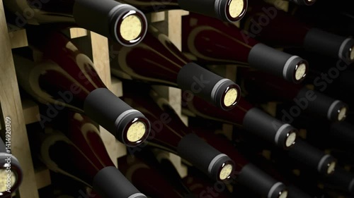 An endless wine cellar of aged wines