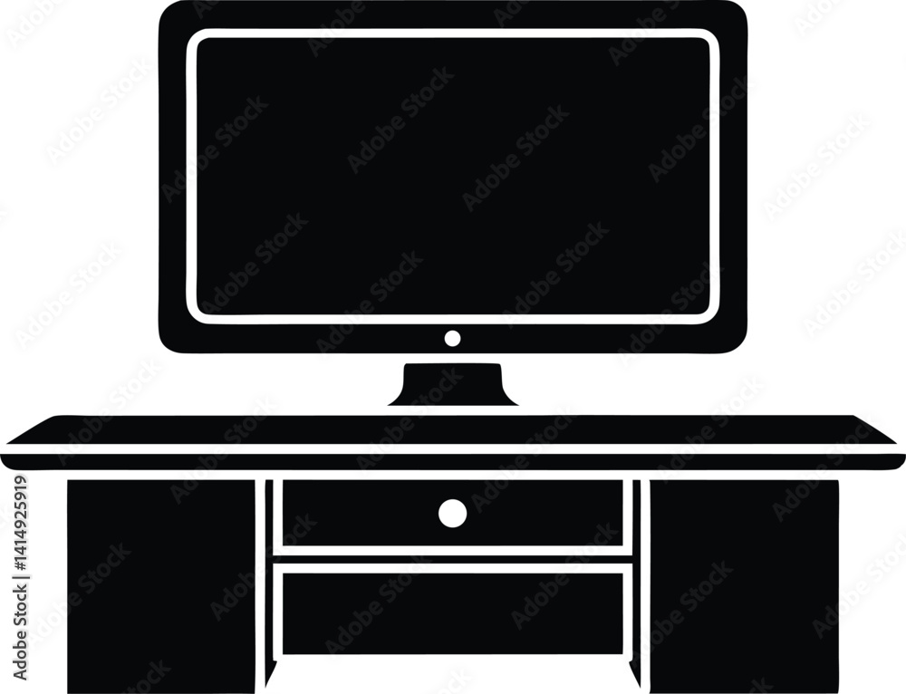 computer set silhouette vector icon, set of computer monitor, set of computer, vector computer monitor on white background. computer set silhouette vector icon, set of computer monitor, set of computer, vector computer monitor on white background.