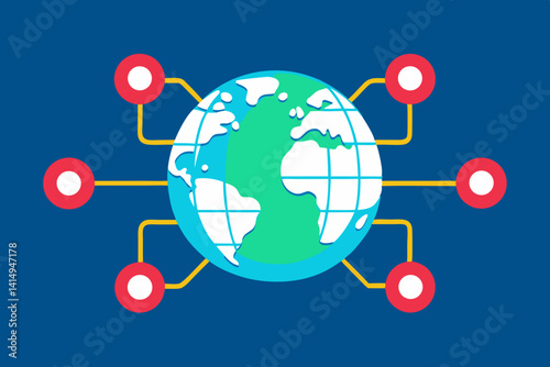 global communication concept