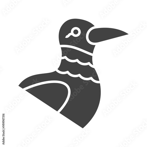 Humming Bird icon vector image. Suitable for mobile apps, web apps and print media.