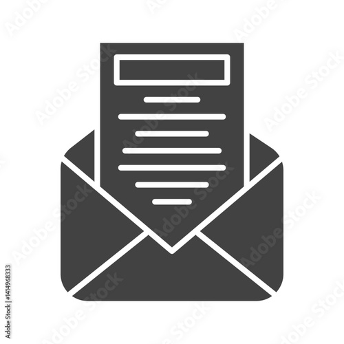 Mail icon vector image. Suitable for mobile apps, web apps and print media.