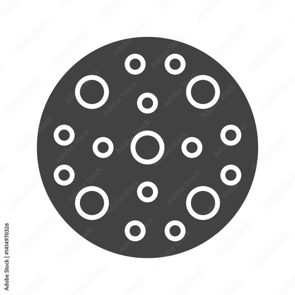 Nanocrystal icon vector image. Suitable for mobile apps, web apps and print media. Nanocrystal icon vector image. Suitable for mobile apps, web apps and print media.