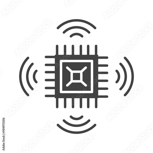 Nanosensor icon vector image. Suitable for mobile apps, web apps and print media.