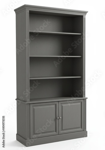 Bookcase isolated on a white