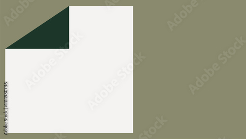 Folded paper frame HD wallpaper vector