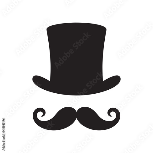 gentleman with hat and mustache