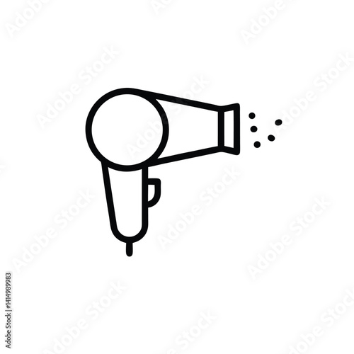 Spray nozzle outline icon