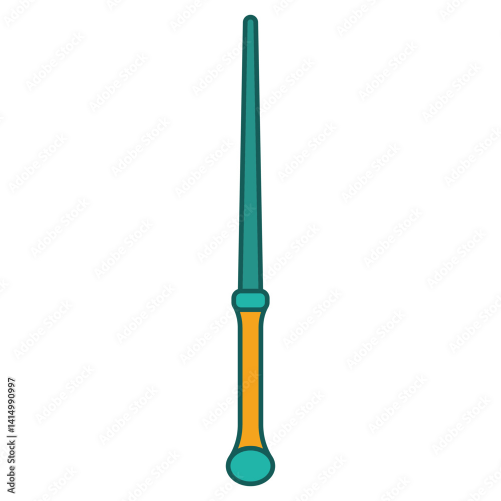 Fairy magic wand vector cartoon illustration isolated on a white background. Fairy magic wand vector cartoon illustration isolated on a white background.