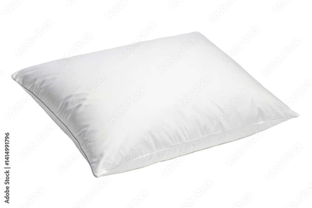 PNG White pillow with soft texture for comfortable sleep PNG White pillow with soft texture for comfortable sleep