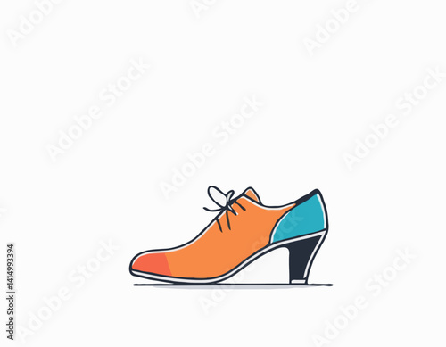 Icône vectorielle de contour de chaussures isolée sur fond blanc. Icône de ligne de chaussures pour la conception Web, mobile et UI