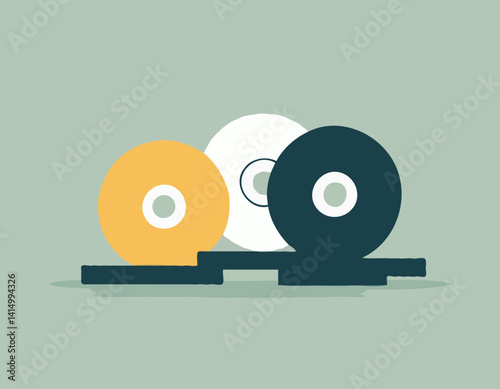 Disques pour une barre de poids lourd dans une pile
