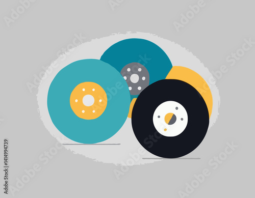 Disques pour une barre de poids lourd dans une pile