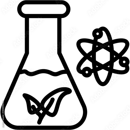 Cosmetic Science vector icon illustration concept