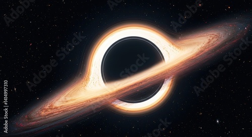 Supermassive Black Hole Accretion Disk in Space