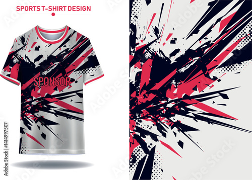 Soccer jersey design for sublimation