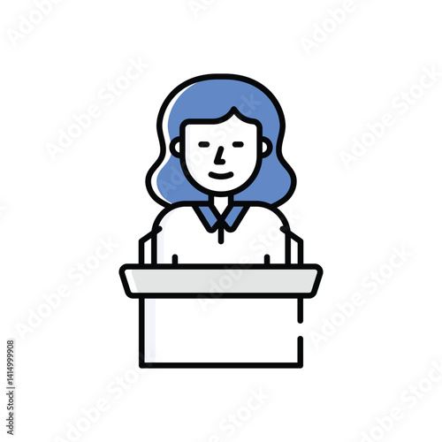 Politician  Vector icon