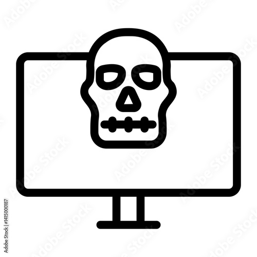 computer line icon