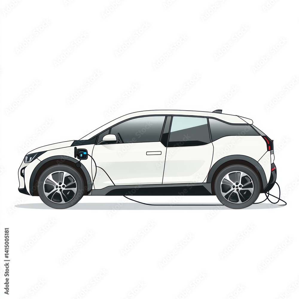 Fototapeta premium car isolated on white background