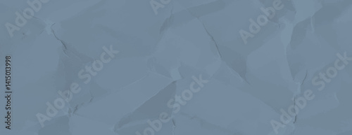 A crumpled paper background with a textured style, featuring a muted blue color. The blue background adds a subtle, artistic touch. Minimal crumple paper texture vector background