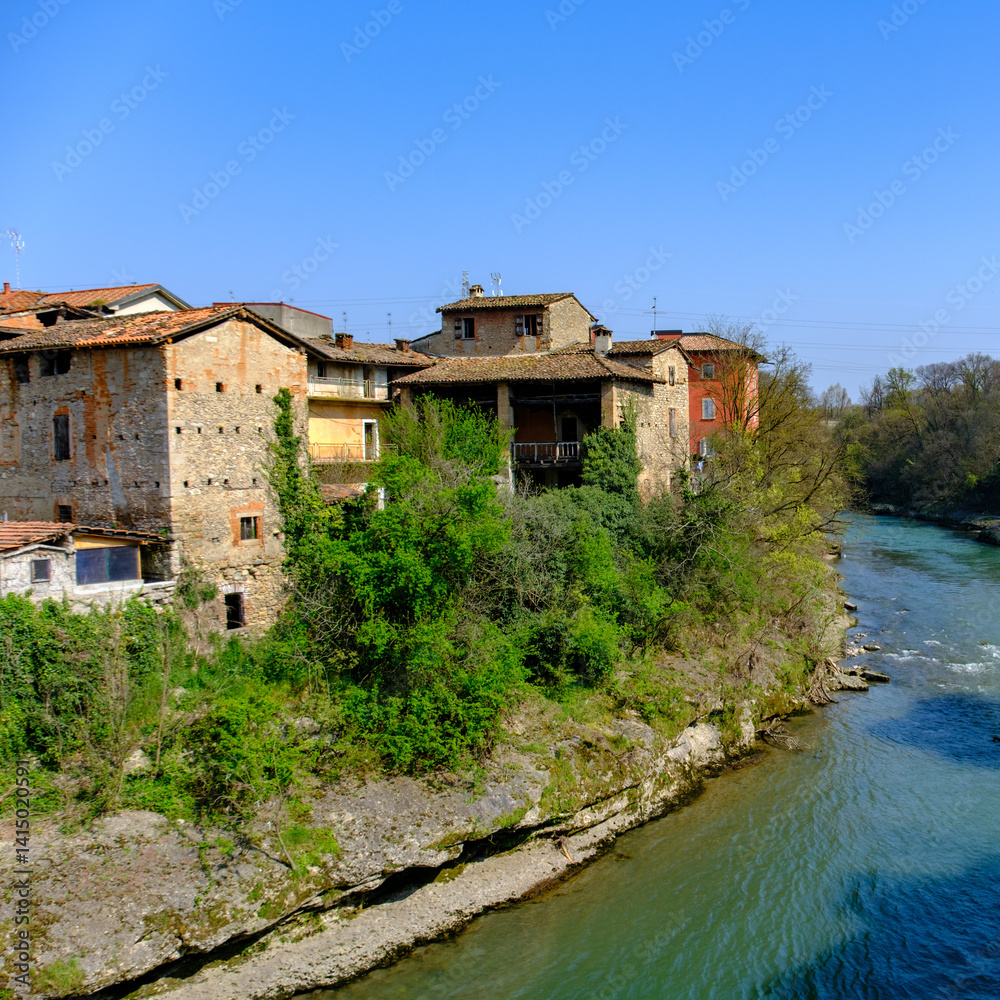 Brembate, historic town in Bergamo province, Italy