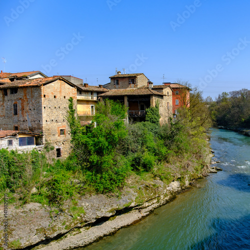 Obraz na płótnie Brembate, historic town in Bergamo province, Italy w salonie