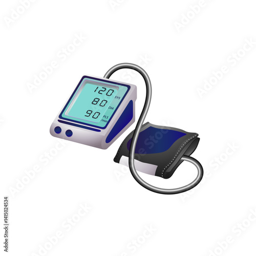 Blood Pressure Monitor - Digital Health Measurement Device