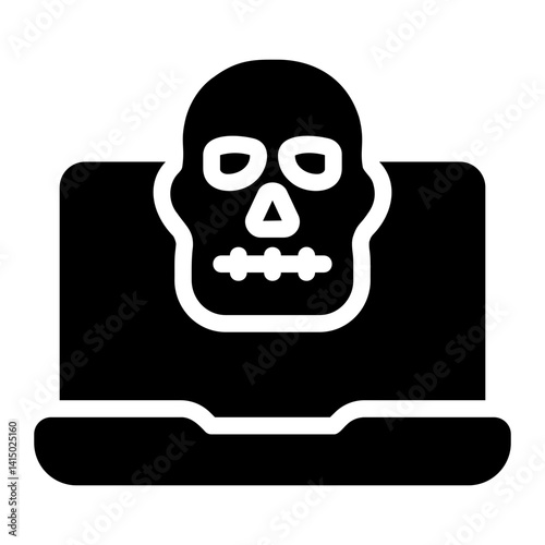 laptop glyph icon