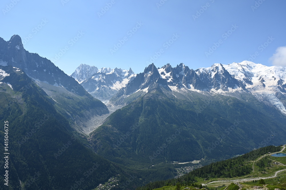 Fototapeta premium Mont Blanc-Gruppe