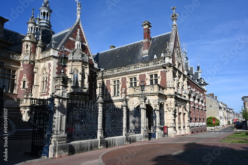 Obraz na płótnie Palais Benedictine in Fecamp, Normandie w salonie