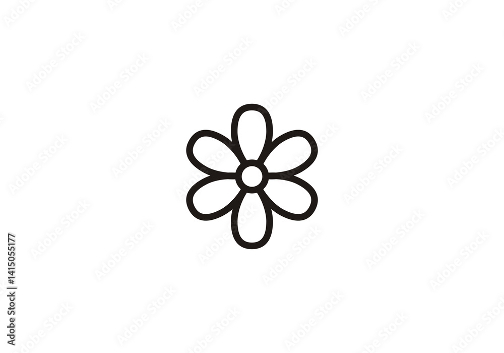 flower line logo png template logo icon vector illustration flower line logo png template logo icon vector illustration