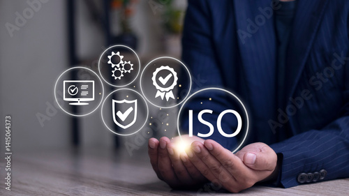 Standards, Quality Assurance Control, Standardization and Certification, Concept, Businessman, Service, Quality Assurance, Guarantee, ISO Standards