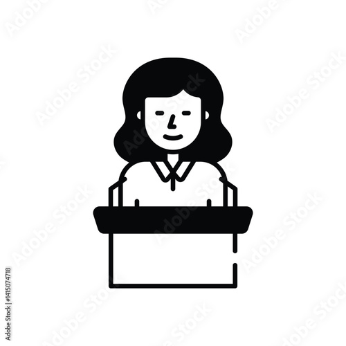 Politician  Vector icon