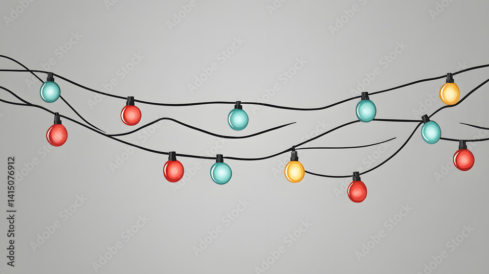 Obraz premium Minimalist Christmas，christmas, decoration, christmas tree,holiday, xmas,winter, decorations, celebration, presents,gift, Santa Claus，ornaments，new year，december，seasonal，gift