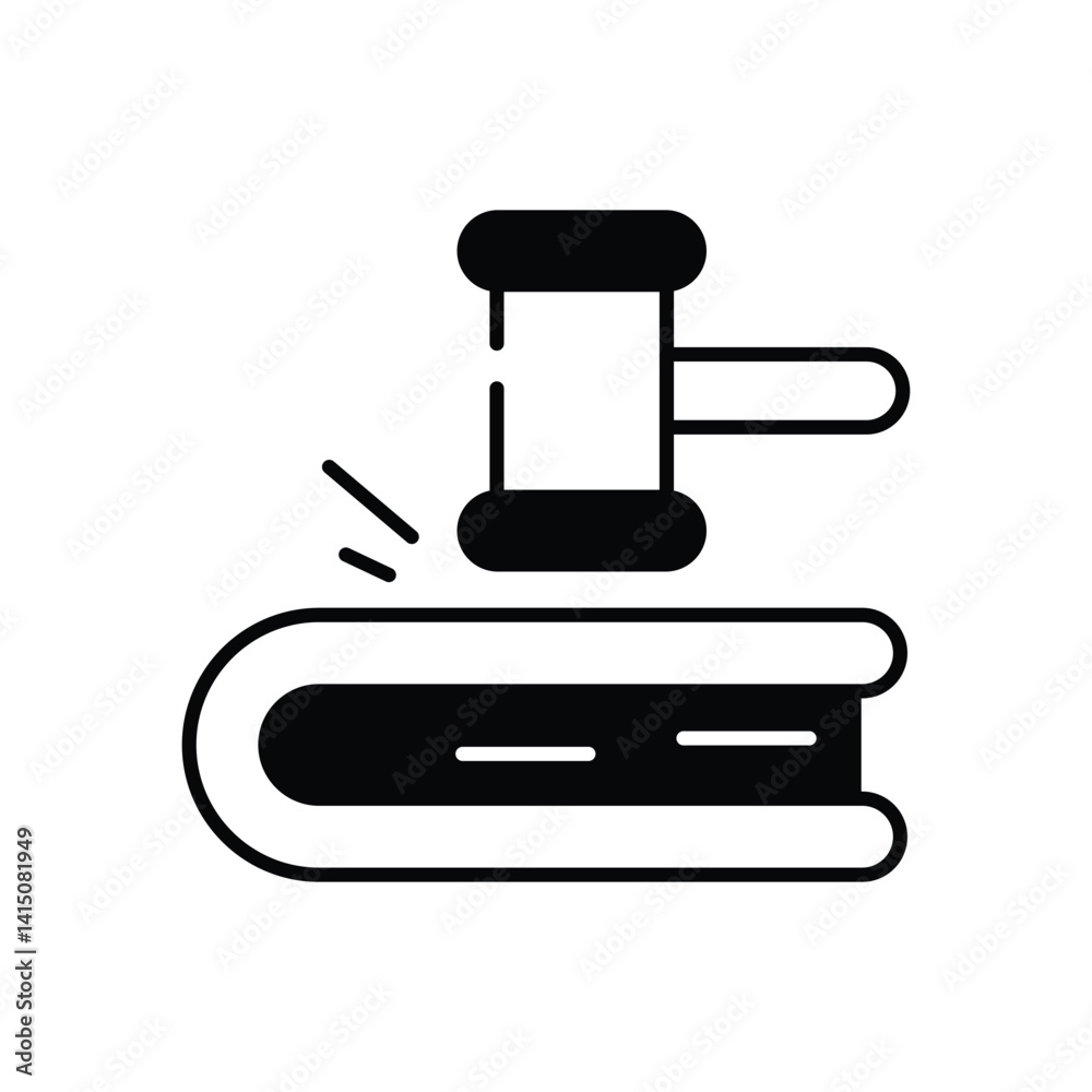 Rules Of Law Vector icon Rules Of Law Vector icon