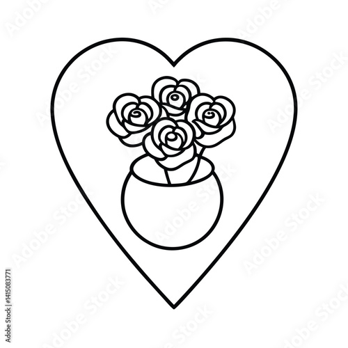scarf wrapped around two joined hearts