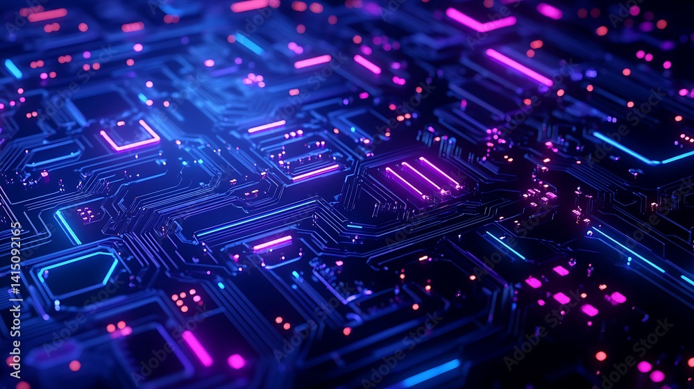 Background gaming abstract neon sci-fi themes cyberpunk red blue glowing dynamic technology wallpaper AI generated image Background gaming abstract neon sci-fi themes cyberpunk red blue glowing dynamic technology wallpaper AI generated image