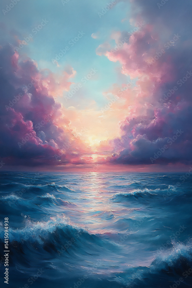 Naklejka premium pastel sky clouds,