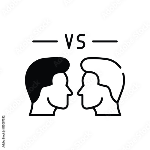 Opponent  Vector icon