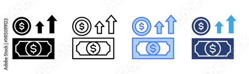 Equity icon sheet multiple style collection