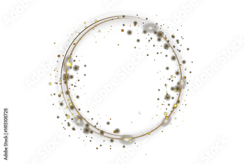 Speed line twirl reflects glowing fire and energy. Twisting gold arc creates wave of brilliance and shine. Golden spark path forms elegant podium swirl effect. Incandescent circle loops