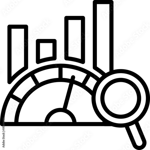 Performance Analytics line icon