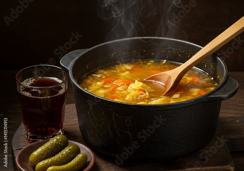 soup with meat