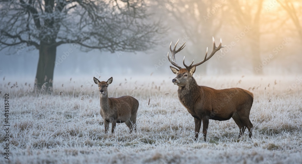 Fototapeta premium deer in the forest
