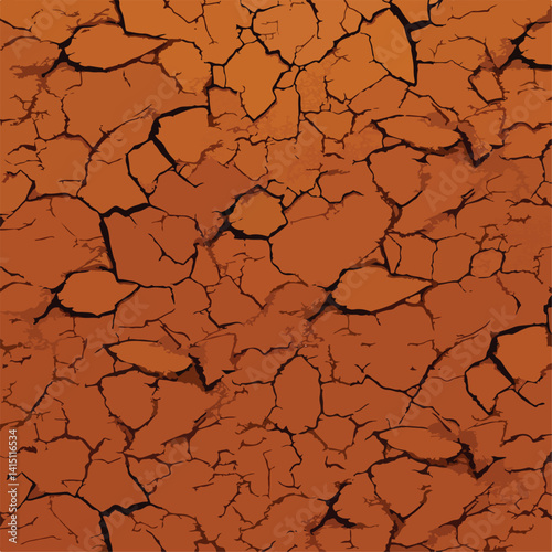 dry cracked earth