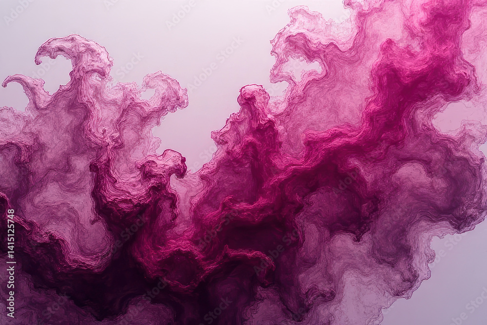 Fototapeta premium Mesmerizing Ink in Water: Swirling Colors Create Dreamlike Patterns