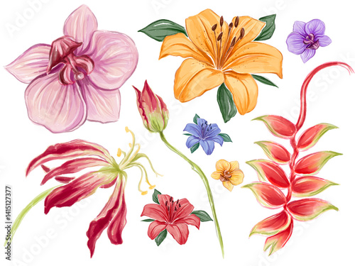 Exotic flowers